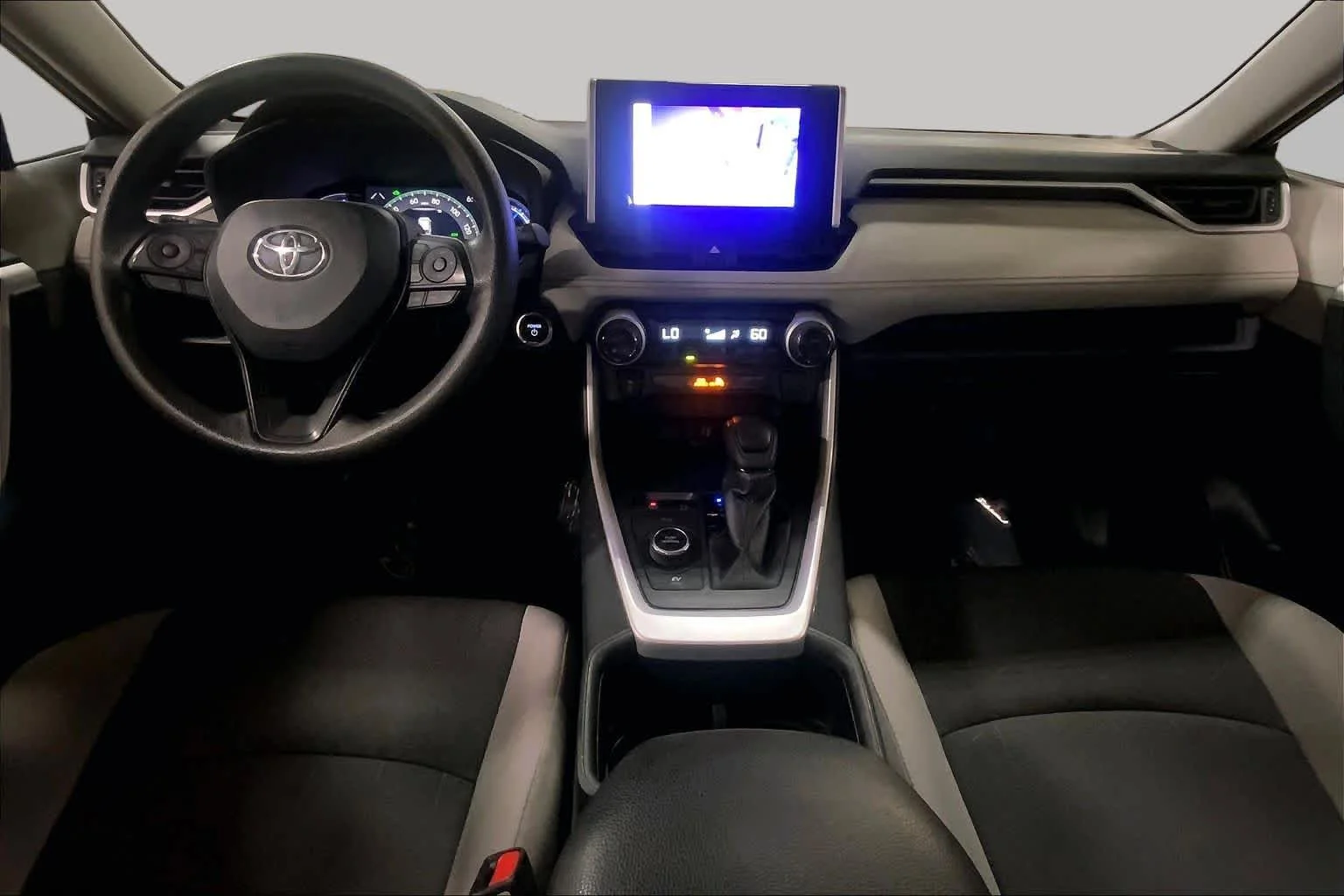 Used 2025 Midnight Black Metallic Toyota Hybrid XLE image 16