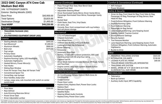 Used 2023 Silver GMC AT4 image 25