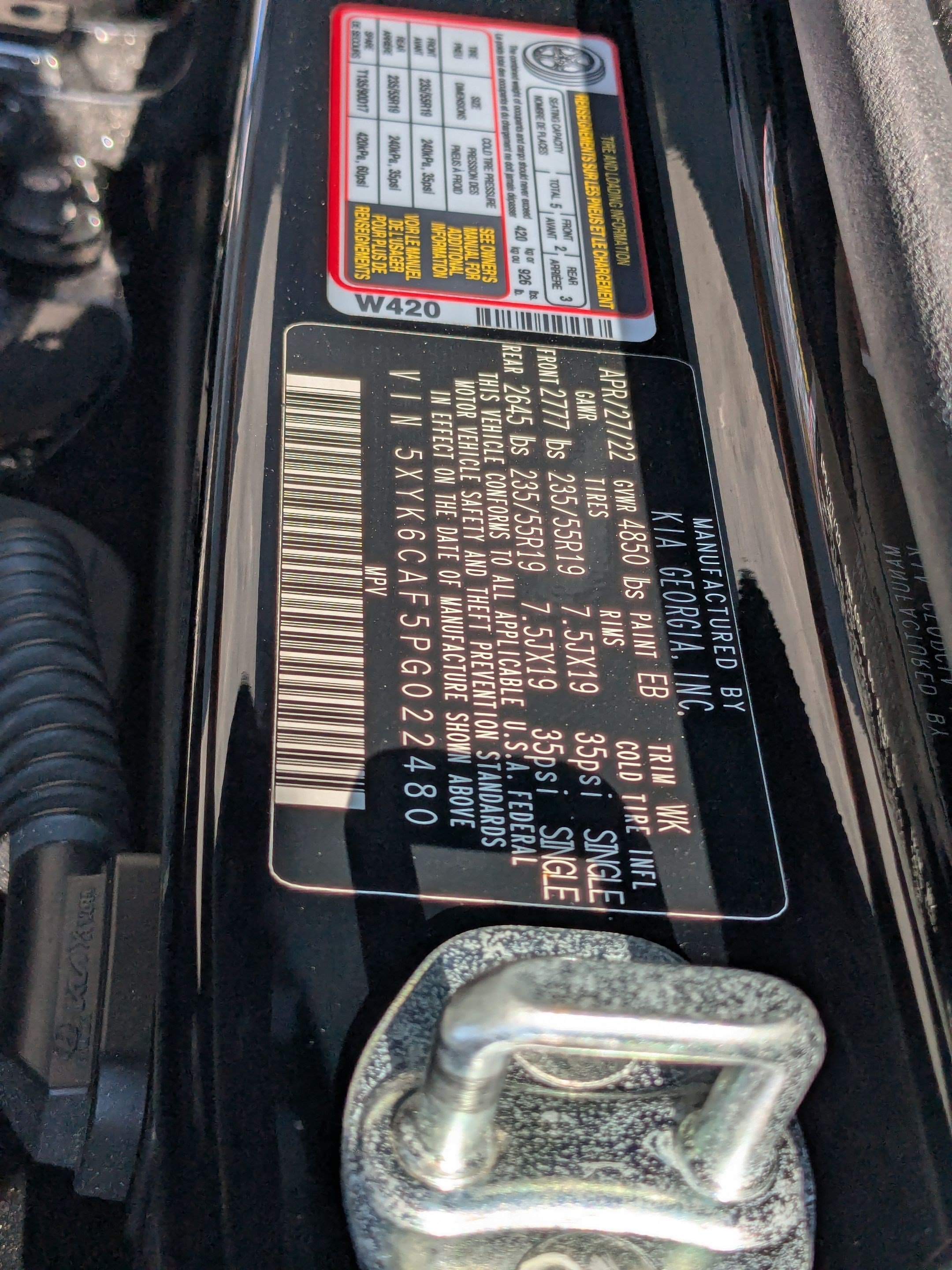 Used 2023 Ebony Black Kia X-Line image 30