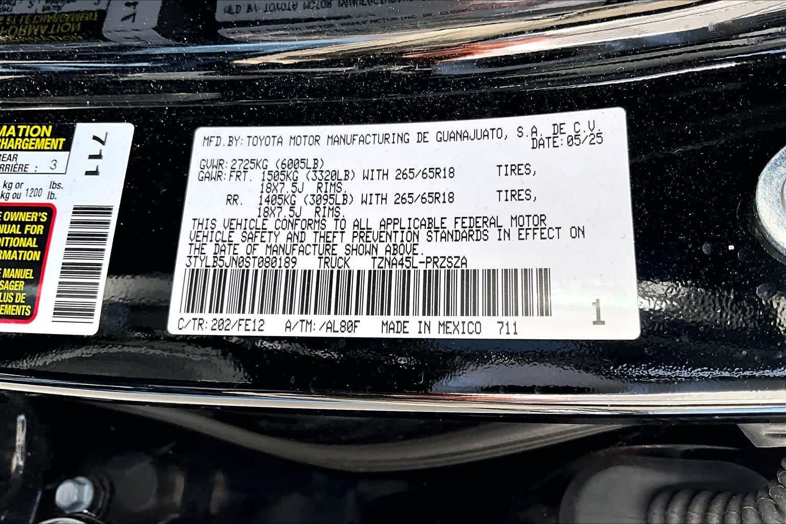 Used 2025 Black Toyota TRD Sport image 48