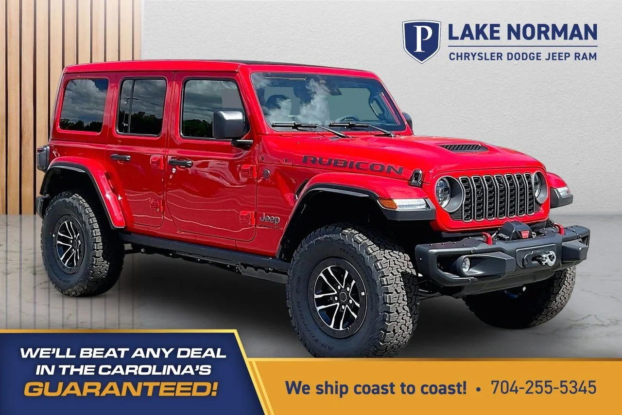 New 2026 Firecracker Red Clear-Coat Exterior Paint Jeep Rubicon X image 1