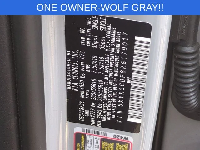 Used 2024 Gray Kia SX-Prestige image 38