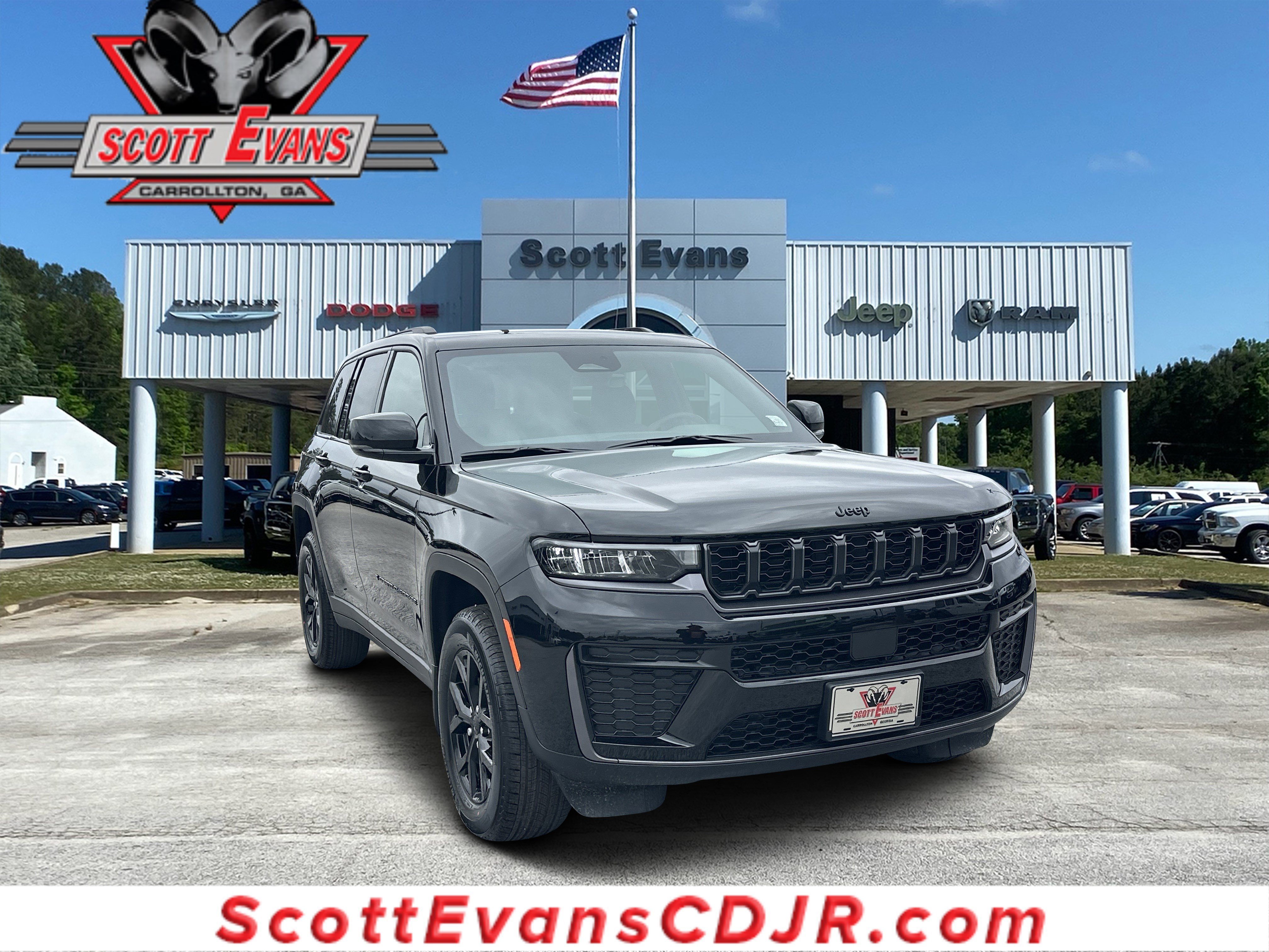 New 2026 Diamond Black Crystal Pearl-Coat Exterior Paint Jeep Laredo Altitude image 1