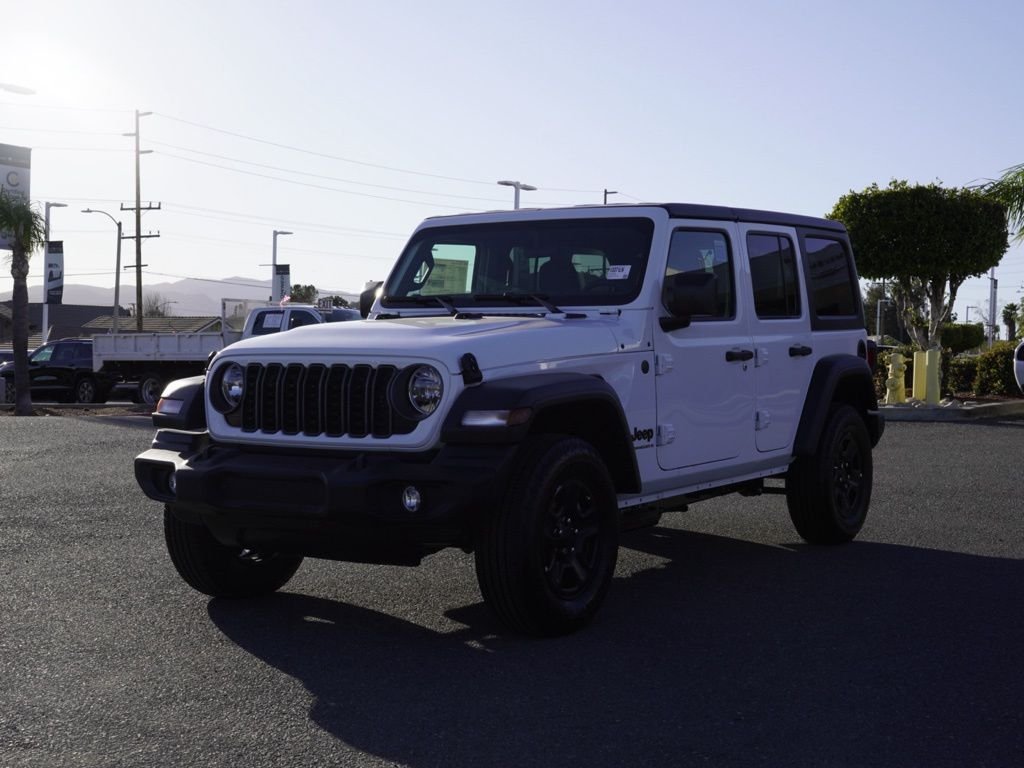 New 2026 Bright White Clear-Coat Exterior Paint Jeep Sport image 7