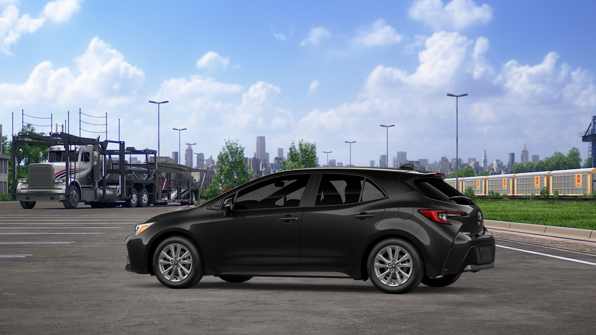 New 2027 Magnetic Gray Metallic with Black roof Toyota SE image 5