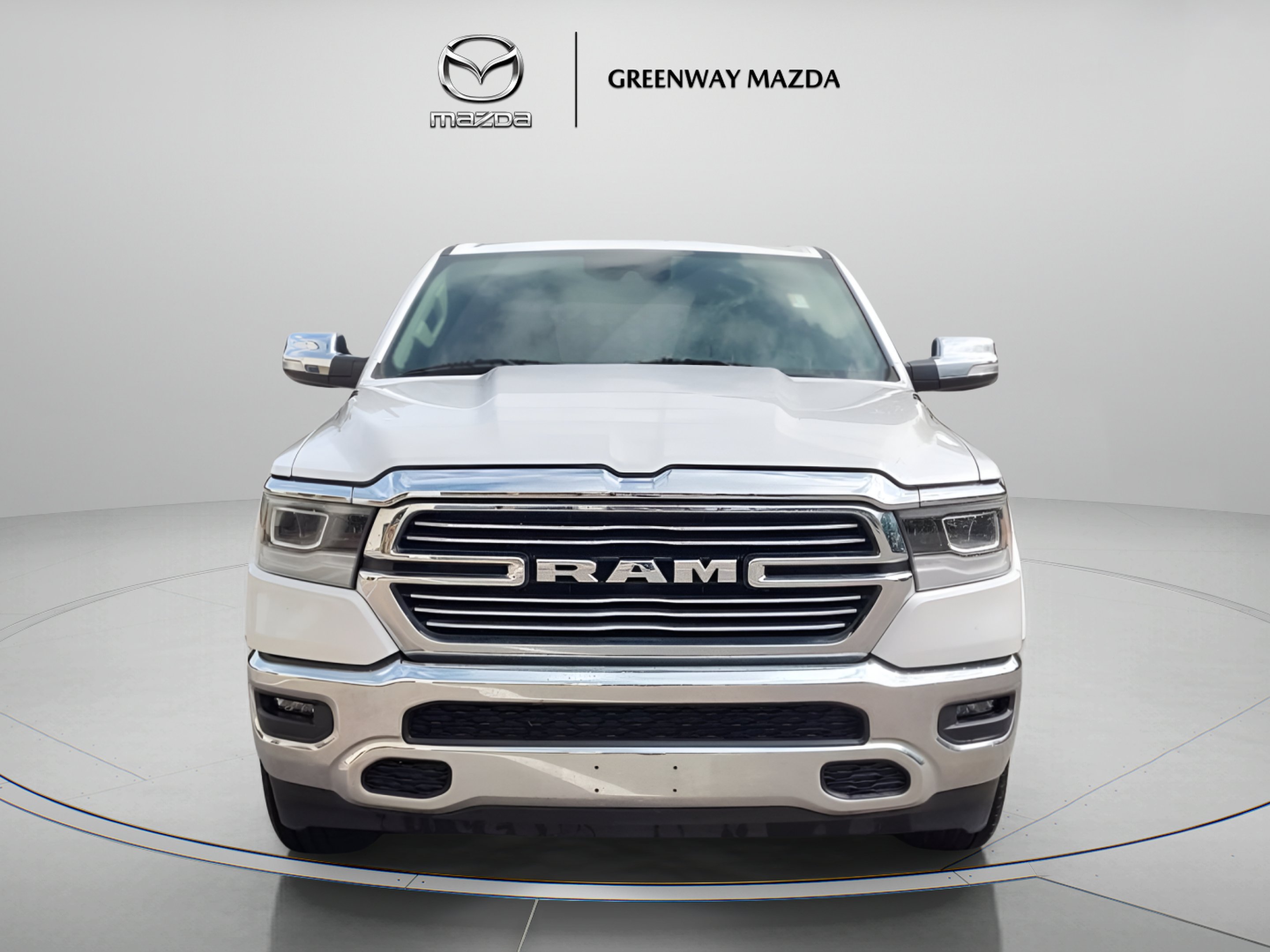 Used 2021 Ivory White Tri-Coat Pearlcoat Ram Laramie image 2