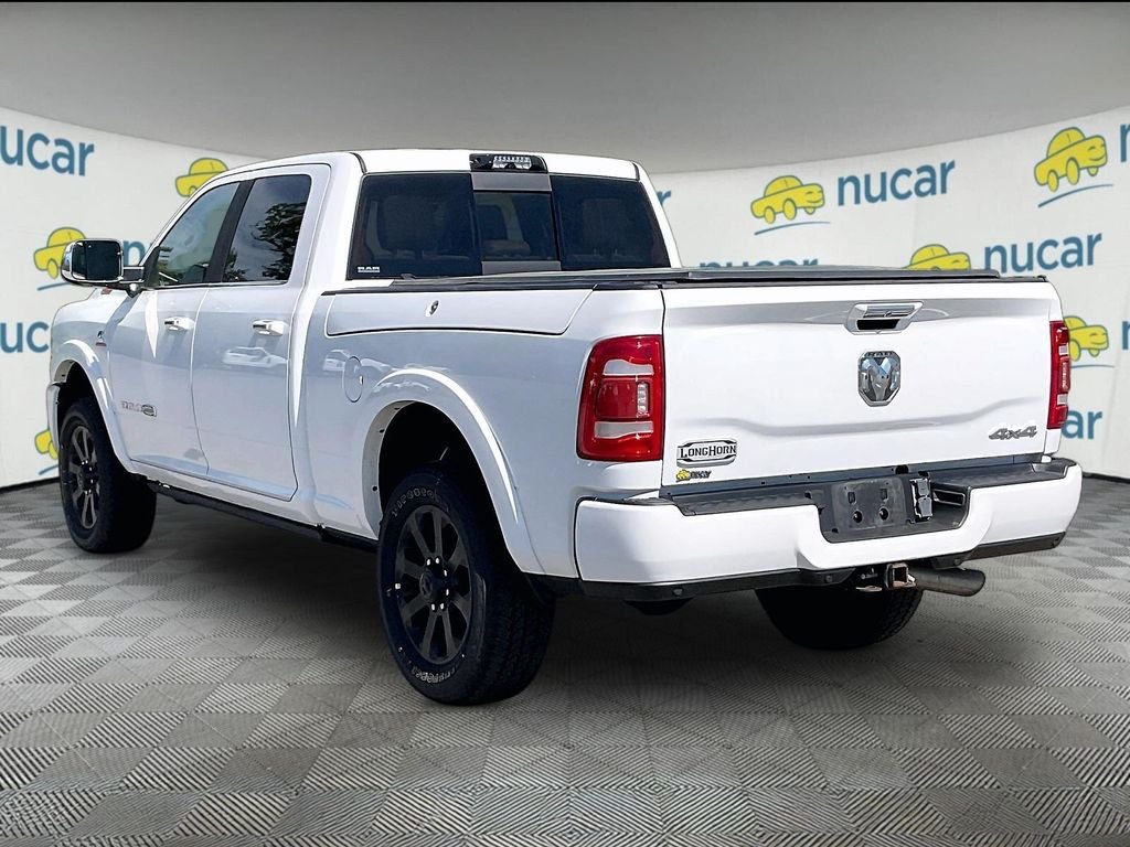 Used 2022 Bright White Clearcoat Ram Longhorn image 4