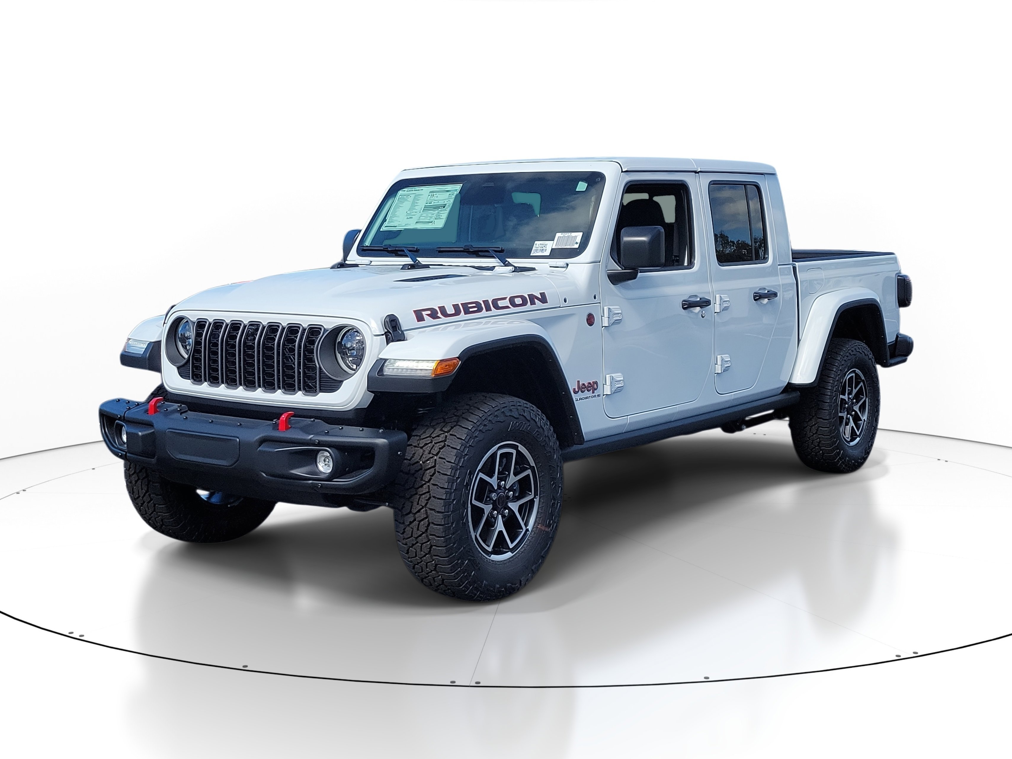 New 2026 Bright White Clear-Coat Exterior Paint Jeep Rubicon X image 3
