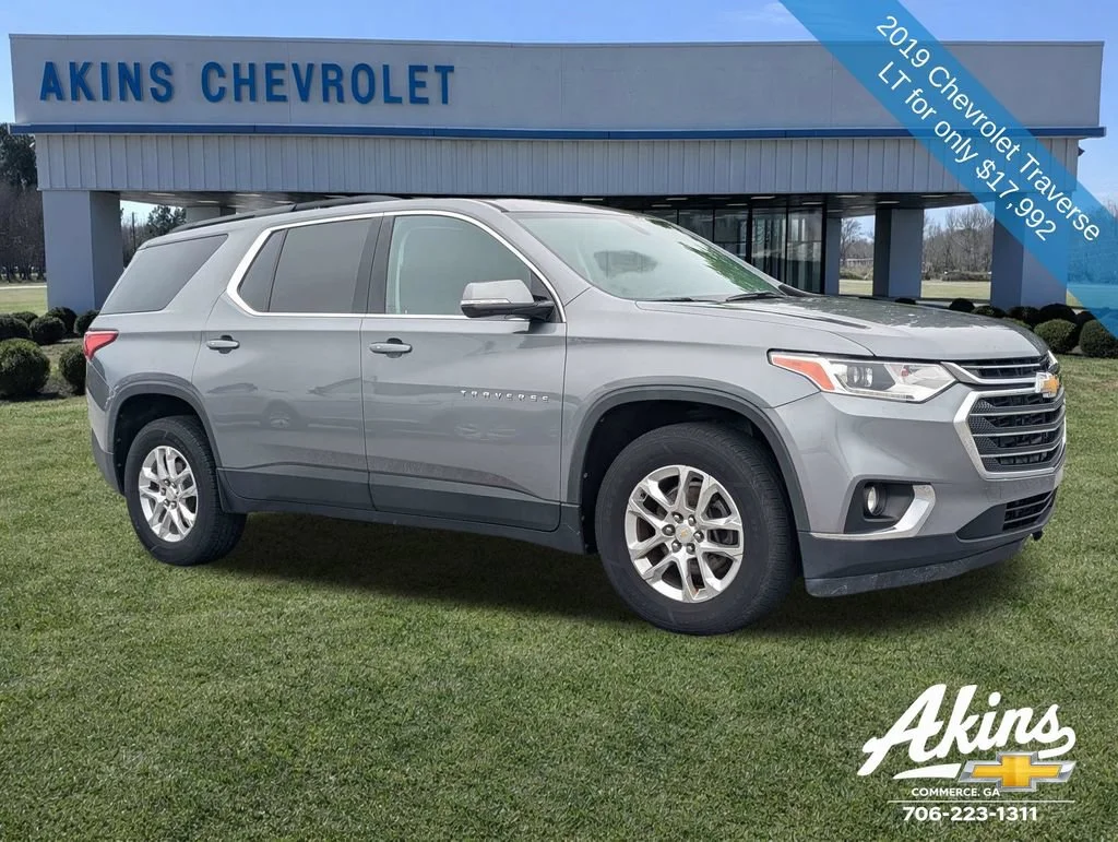 Used 2019 Chevrolet Traverse 1LT with VIN 1GNERGKW4KJ264722 for sale in Commerce, GA