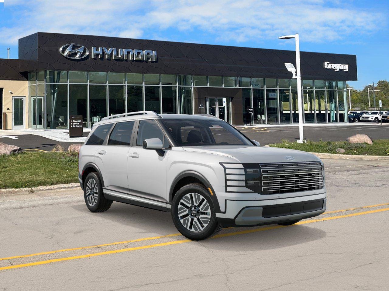 New 2027 Creamy White Pearl Hyundai SEL 7P image 2