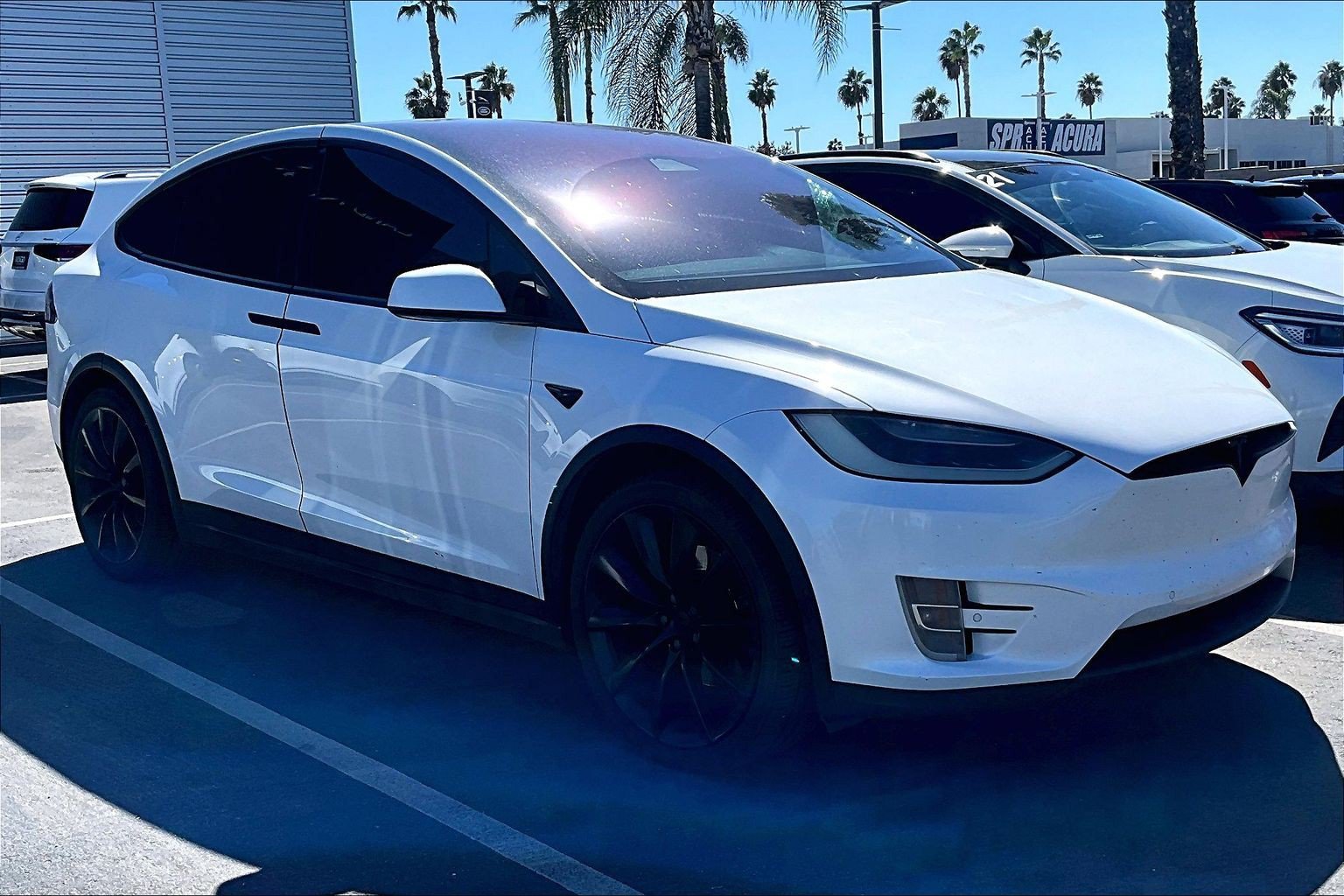 Used 2018 Tesla Model X 75D with VIN 5YJXCBE20JF086196 for sale in Riverside, CA