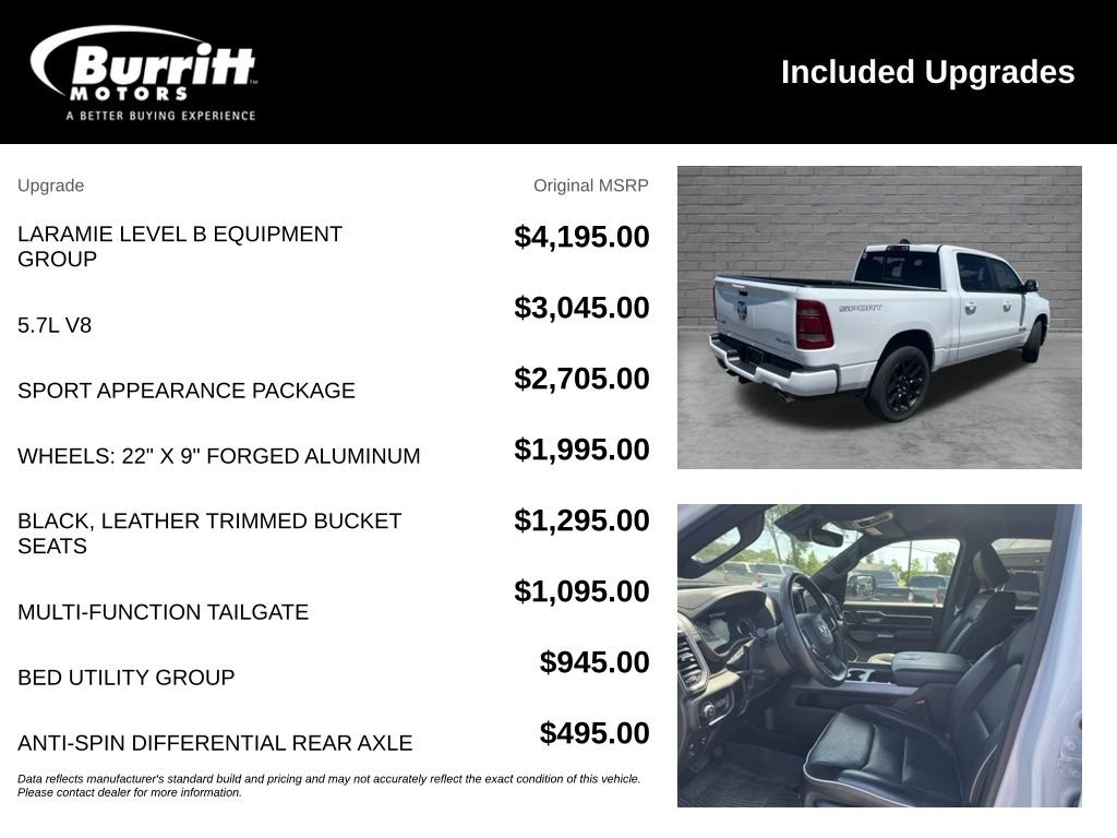 Used 2023 White Ram Laramie image 6