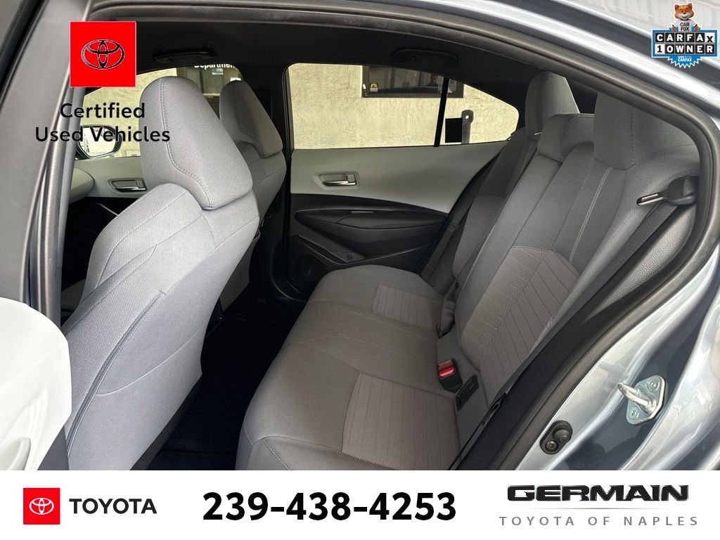 Certified Used 2020 Blue Toyota SE image 12