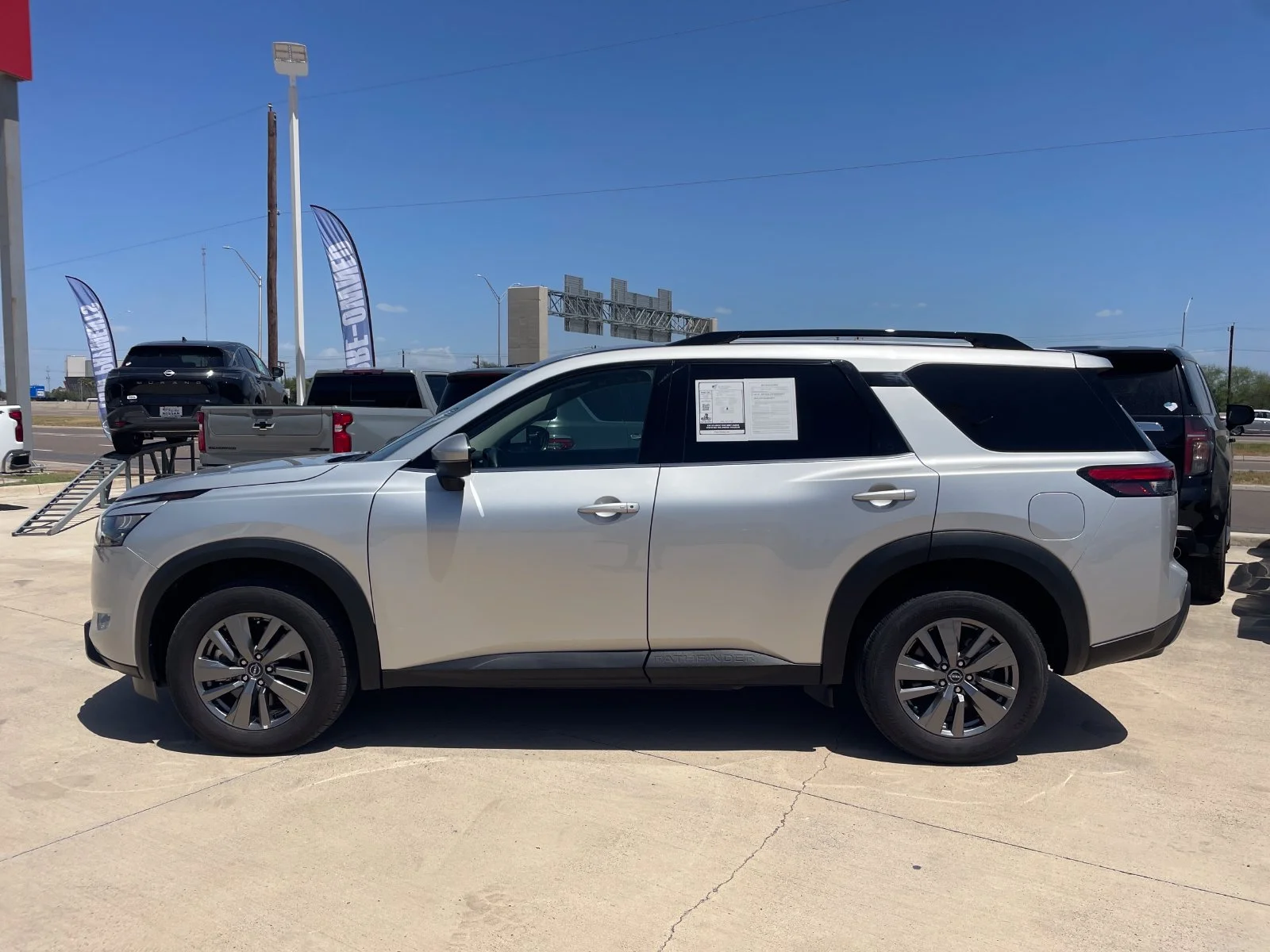 Used 2025 Silver Nissan SV image 2
