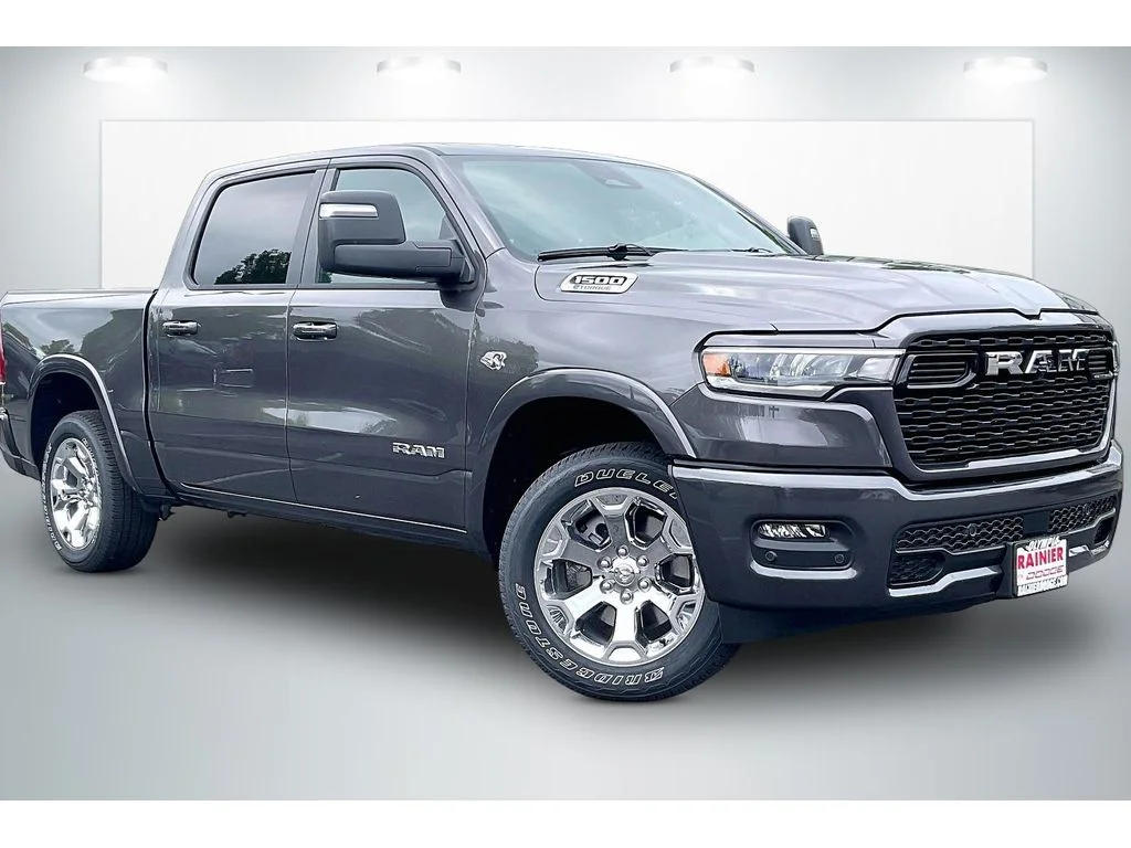 New 2026 Granite Crystal Metallic Clear-Coat Exterior Paint RAM Big Horn image 1
