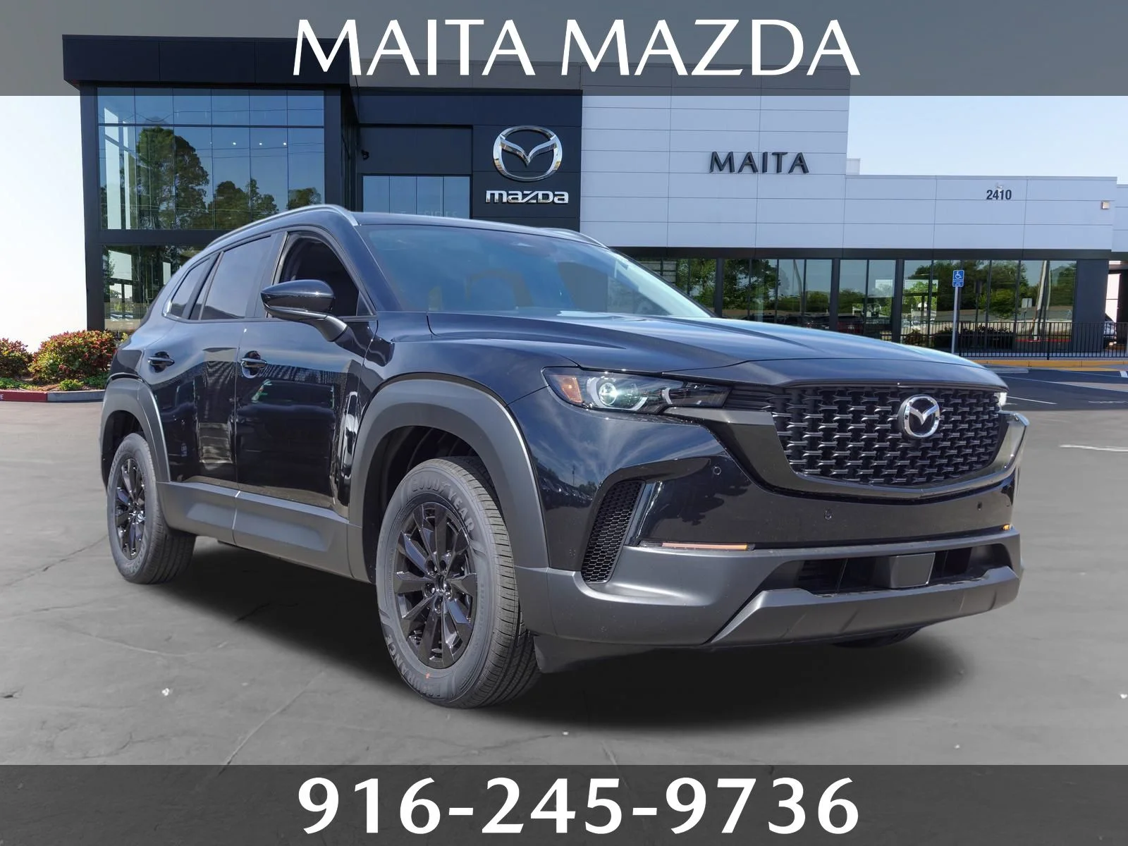New 2026 Jet Black Mica Mazda Preferred image 1