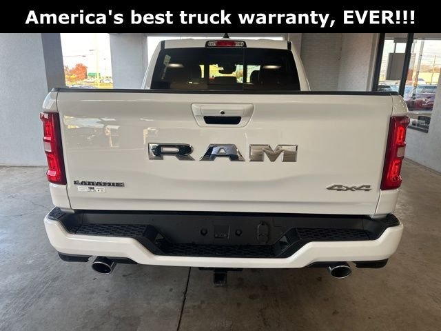 New 2026 Bright White Clear-Coat Exterior Paint RAM Laramie image 4
