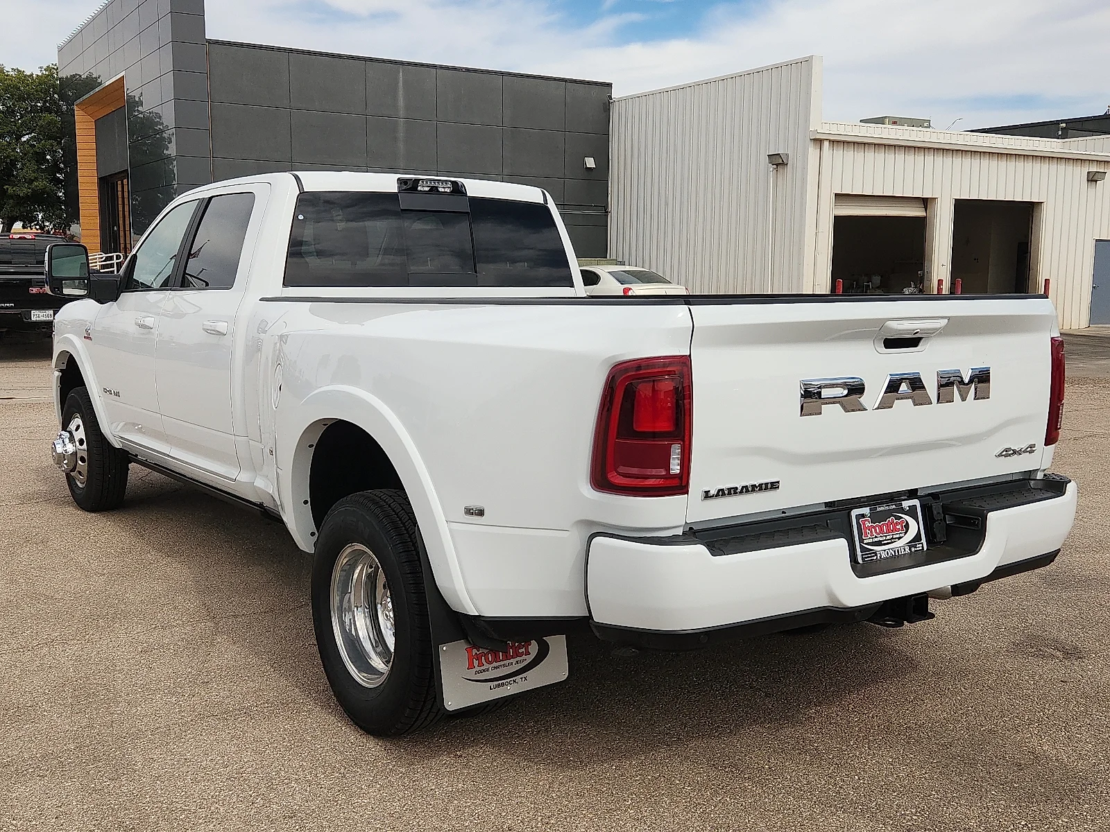 New 2027 Bright White Clear-Coat  Paint Ram LARAMIE CREW CAB 4X4 8