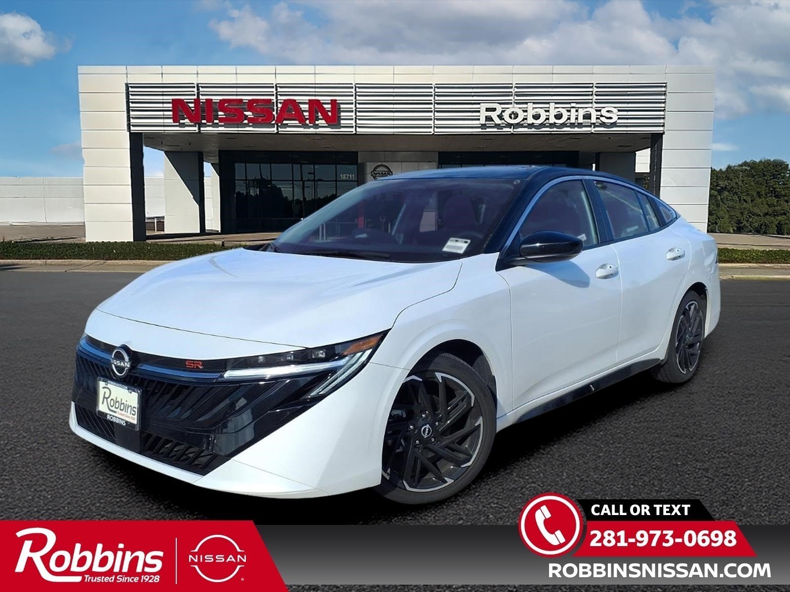 2026 Nissan Sentra SR White at Robbins Nissan