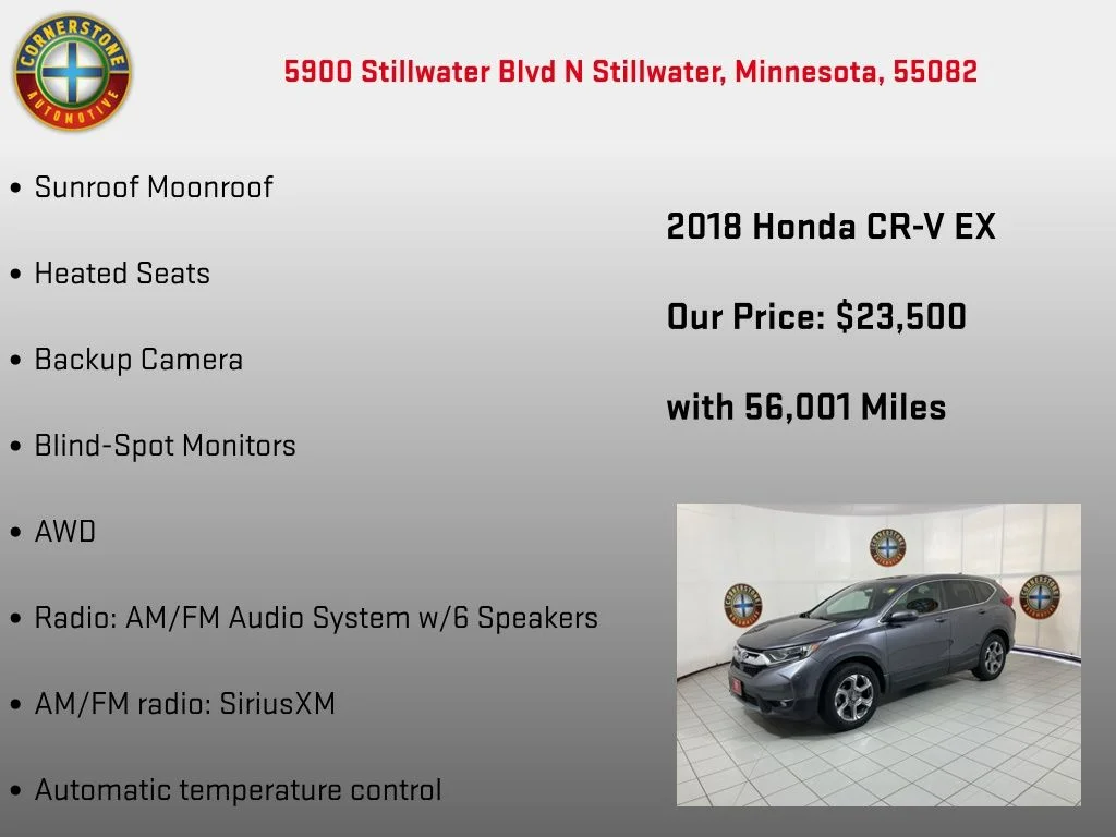 Used 2018 Gray Honda EX image 5