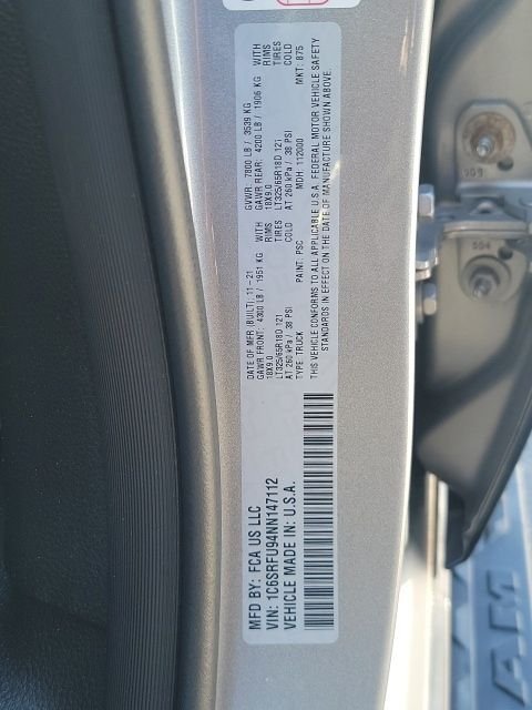 Used 2022 Silver Ram TRX image 8