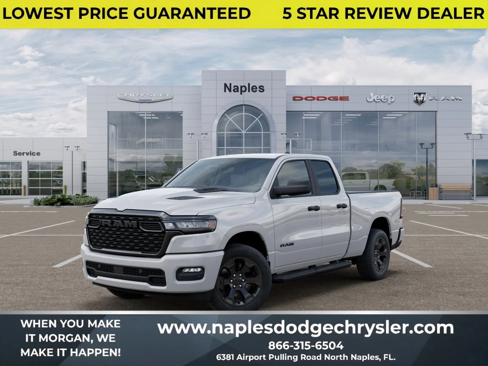 New 2026 Bright White Clear-Coat Exterior Paint RAM Express image 1