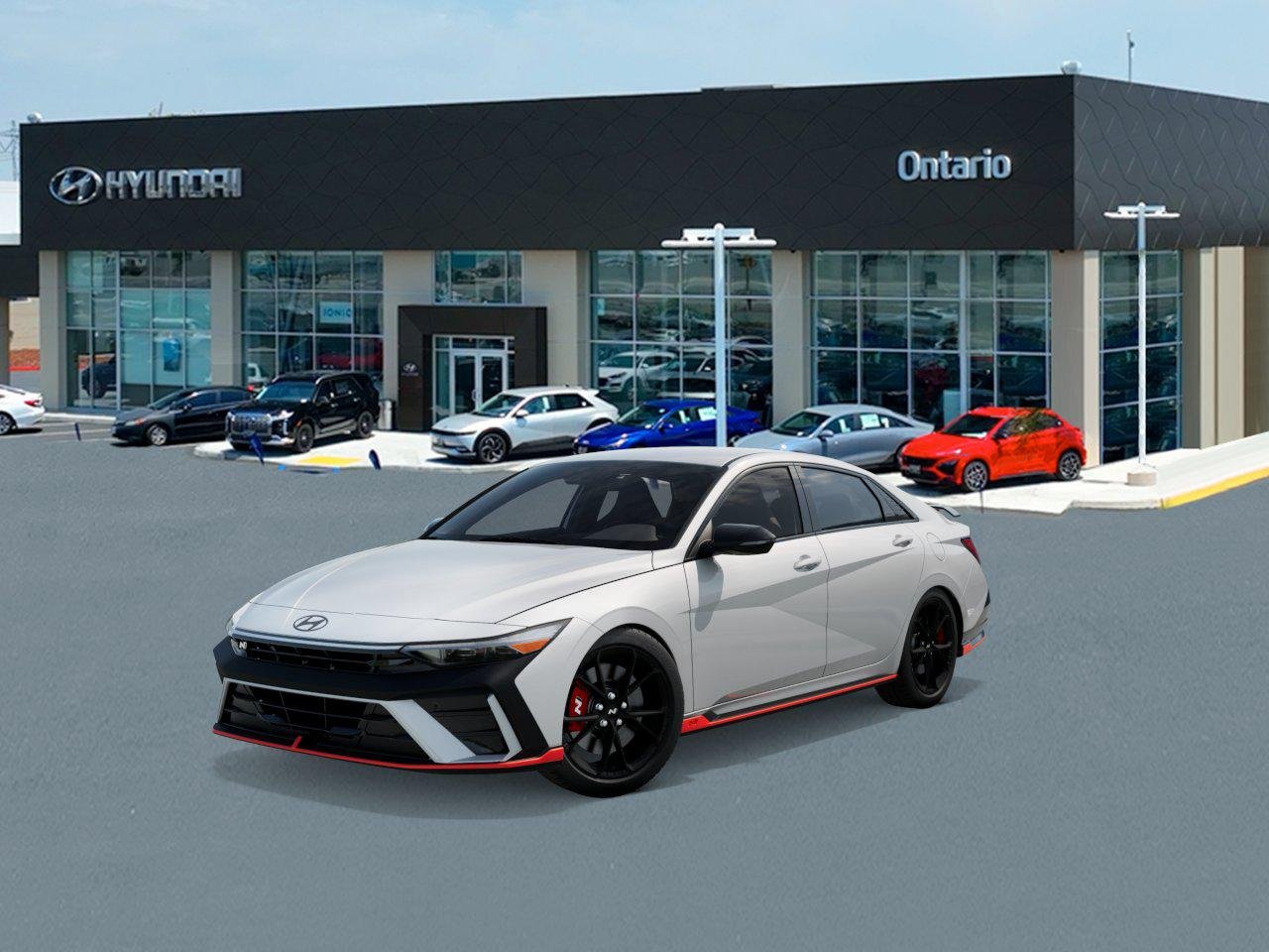 New 2026 White Hyundai Base image 1