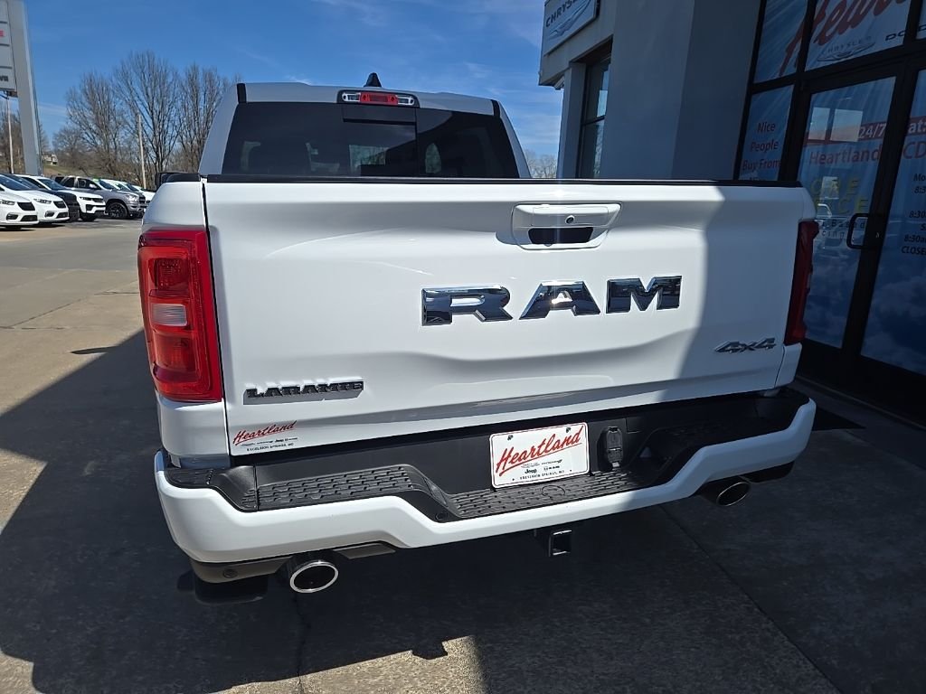 New 2026 Bright White Clear-Coat Exterior Paint RAM Laramie image 9