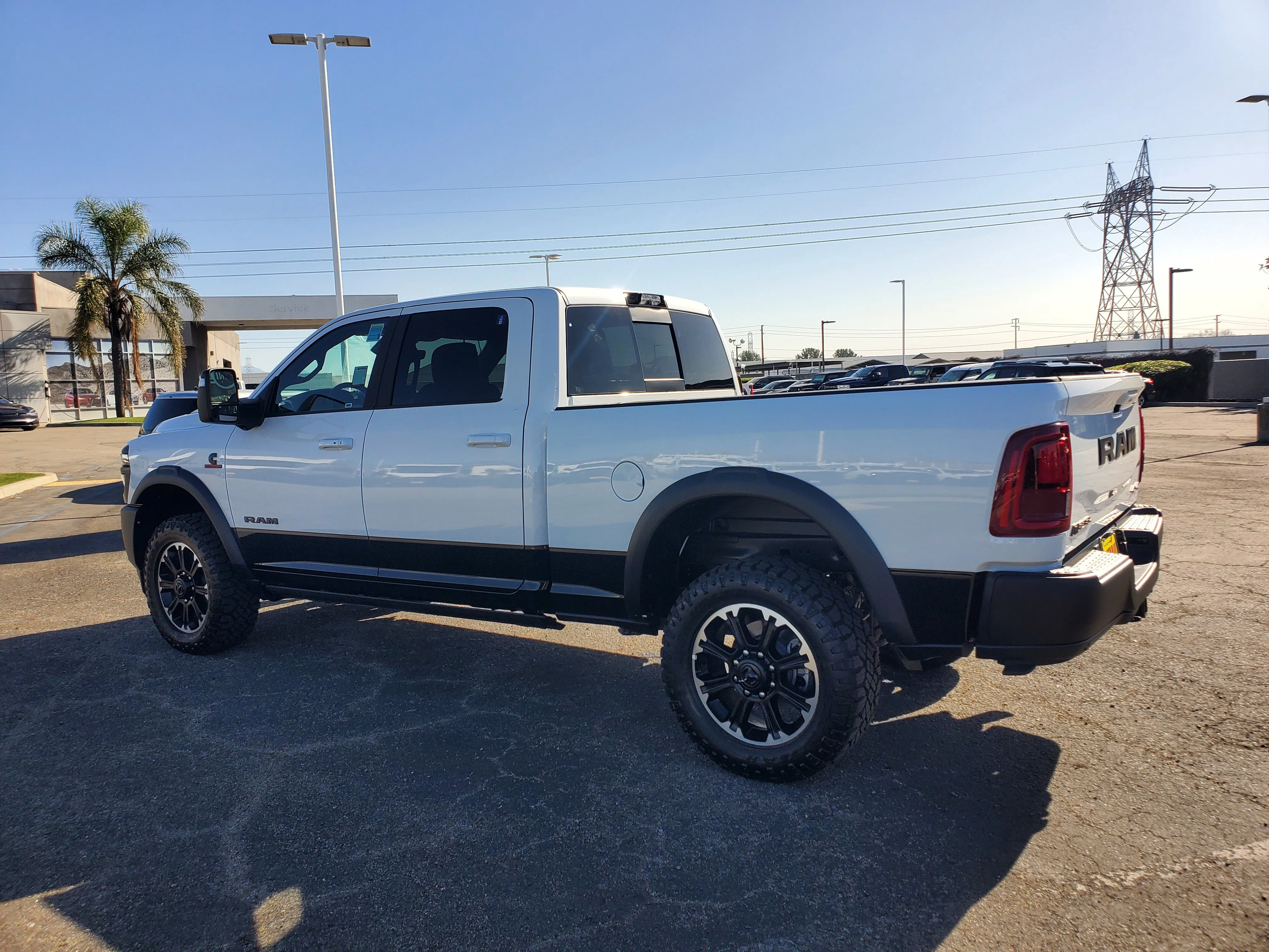 New 2026 Bright White Clearcoat RAM Rebel image 6
