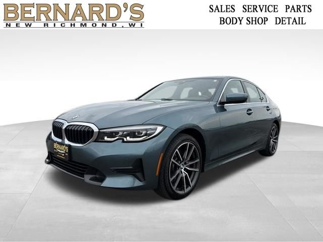 Used 2020 Blue BMW 330i xDrive image 1