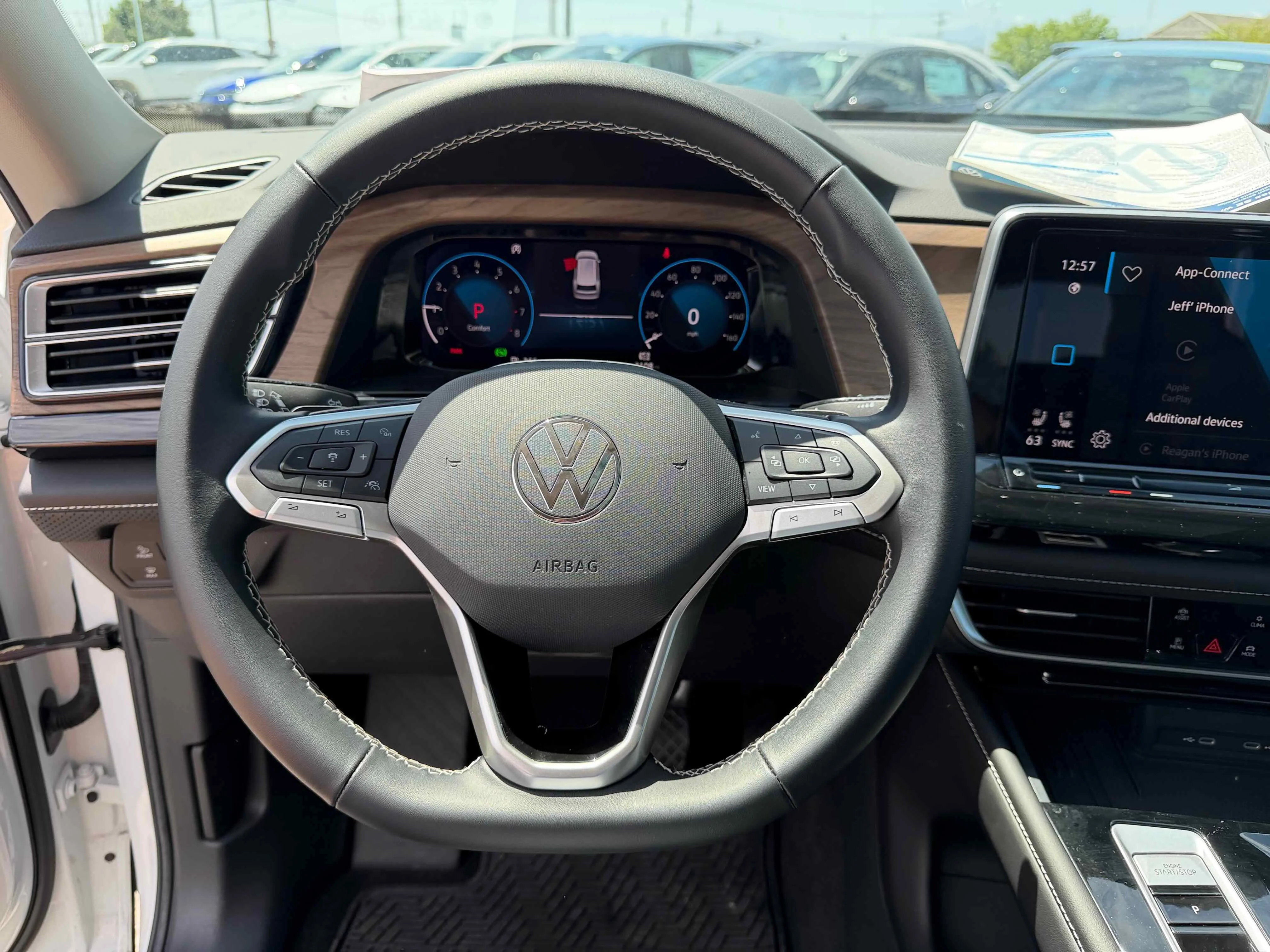 New 2026 Opal White Volkswagen 2.0T SE w/Technology image 16
