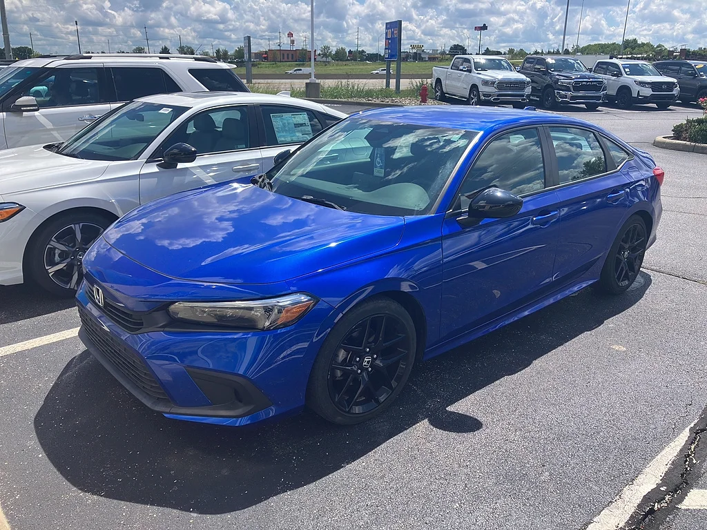 Certified Used 2024 Aegean Blue Metallic Honda Sport image 5