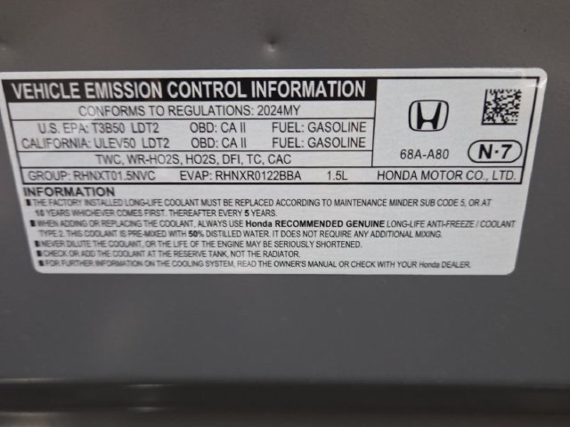 Certified Used 2024 Urban Gray Pearl Honda EX-L image 17