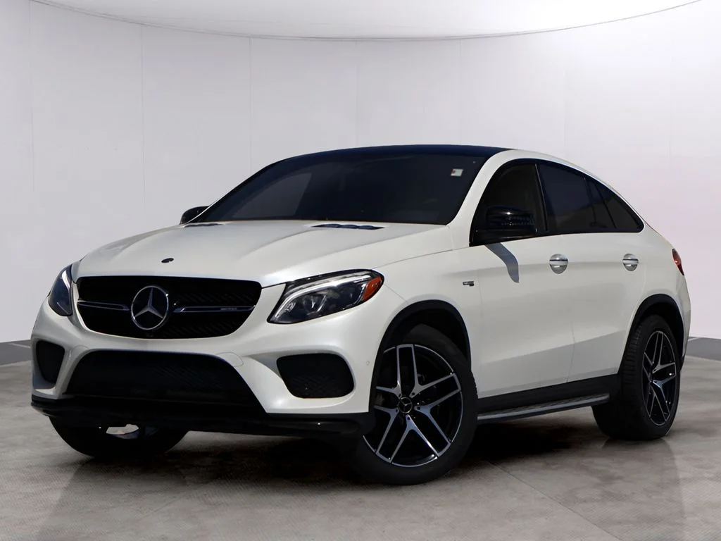 Used 2019 designo Diamond White Metallic Mercedes-Benz GLE 43 AMG® image 1