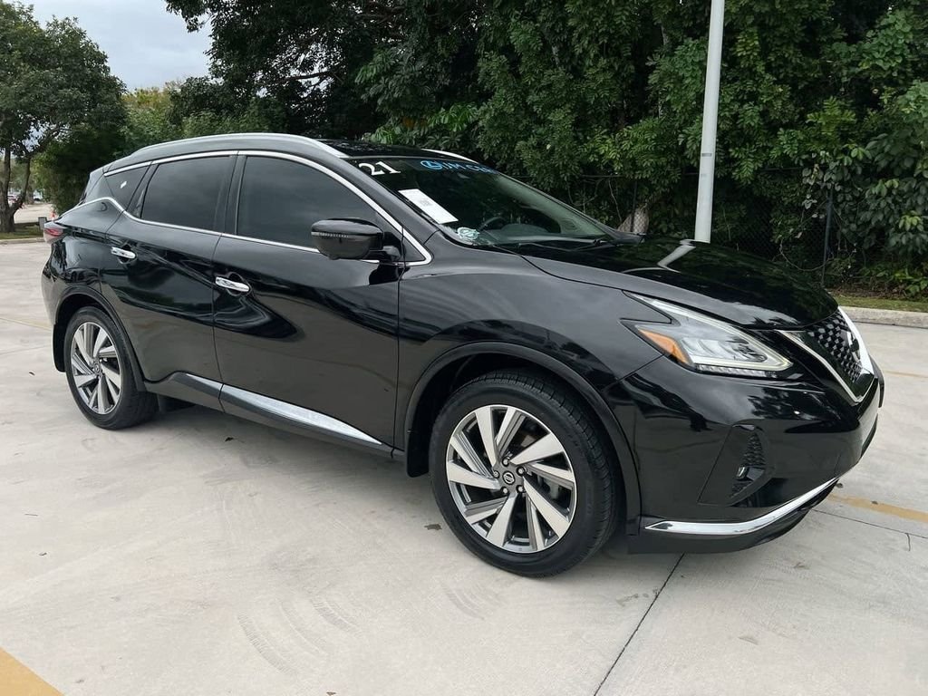 Used 2021 Nissan Murano SL with VIN 5N1AZ2CJ9MC139425 for sale in Margate, FL