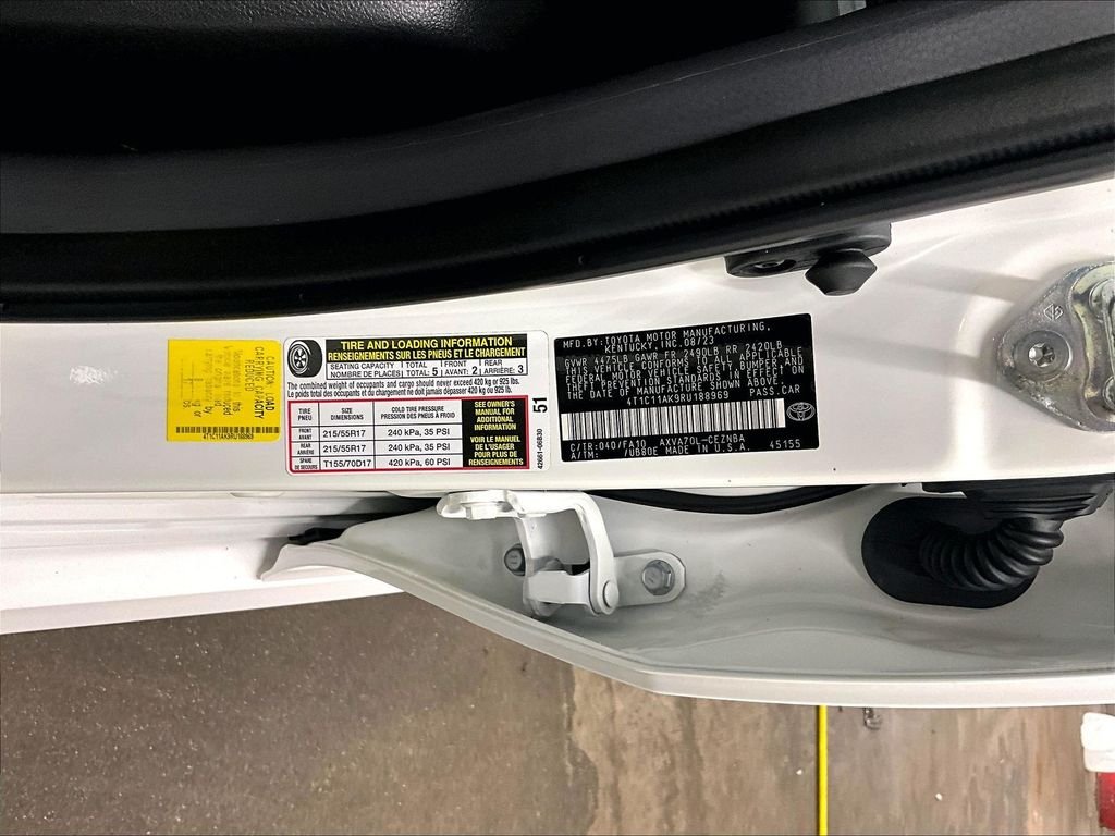 Used 2024 White Toyota LE image 34