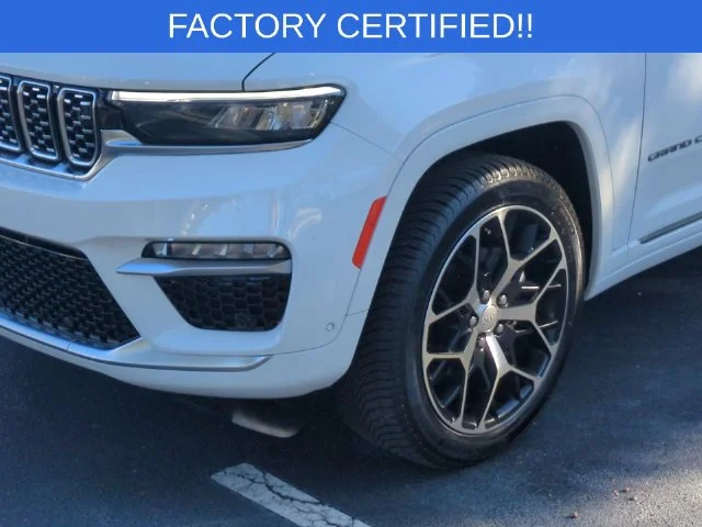 Used 2024 White Jeep Summit Reserve image 9