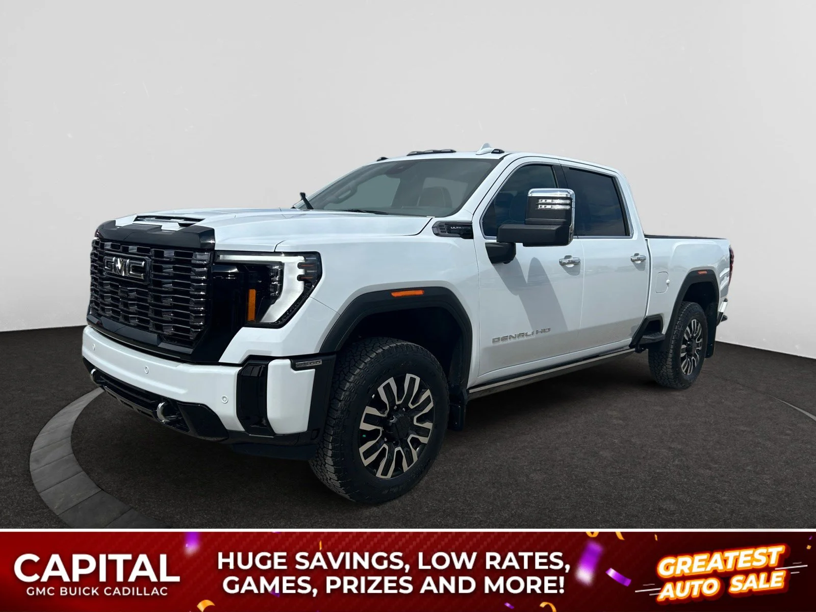 New 2026 Glacier White Tricoat GMC Denali Ultimate image 1