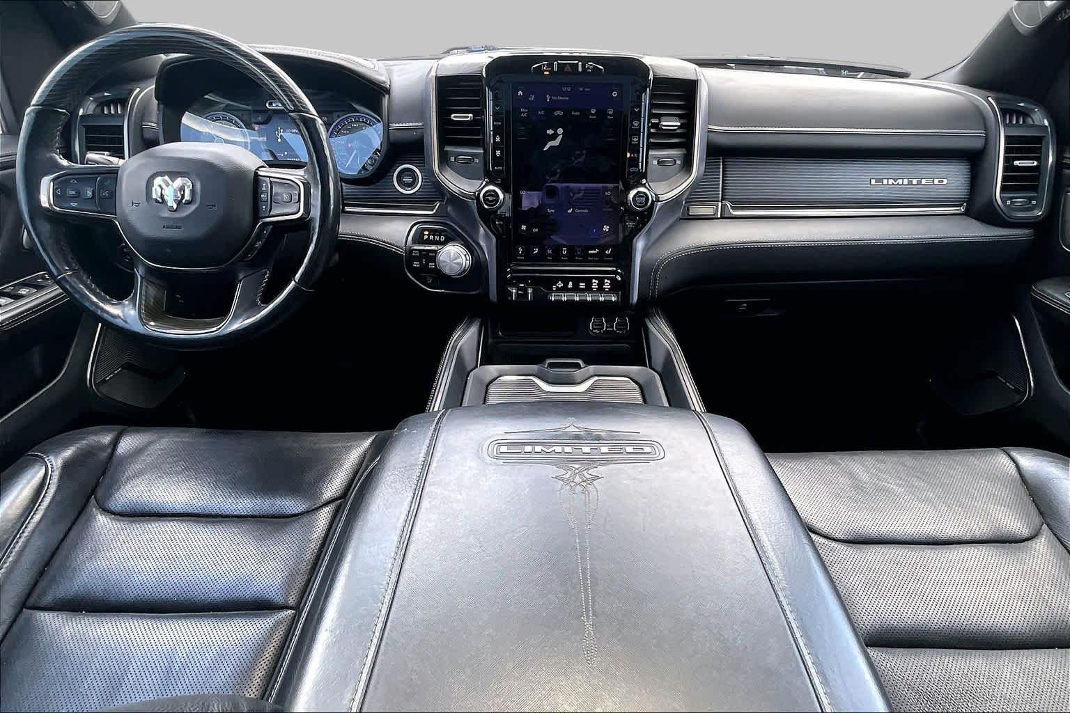 Used 2020 Diamond Black Crystal Pearlcoat Ram Limited image 15