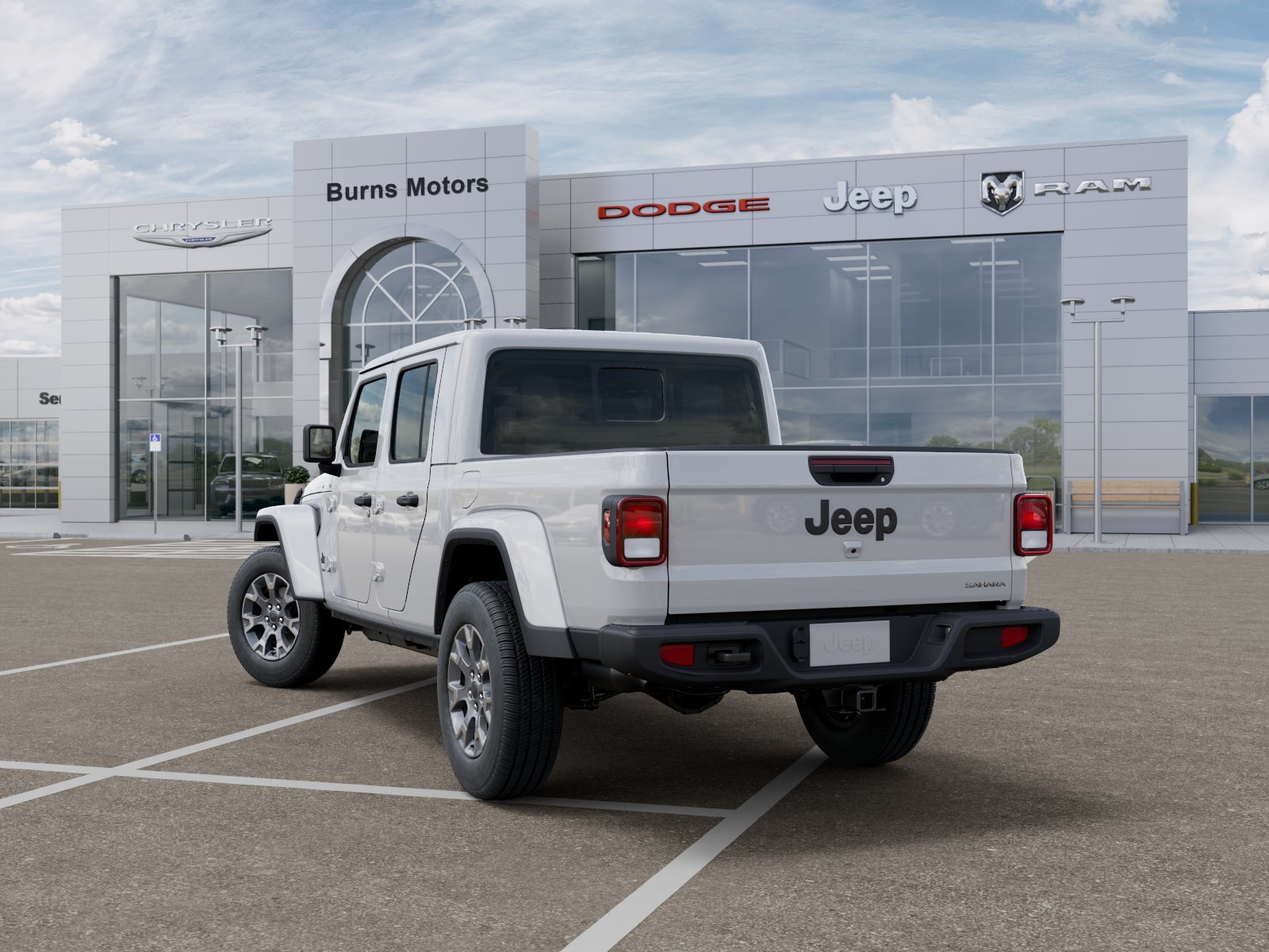 New 2026 Bright White Clearcoat Jeep Sahara image 3
