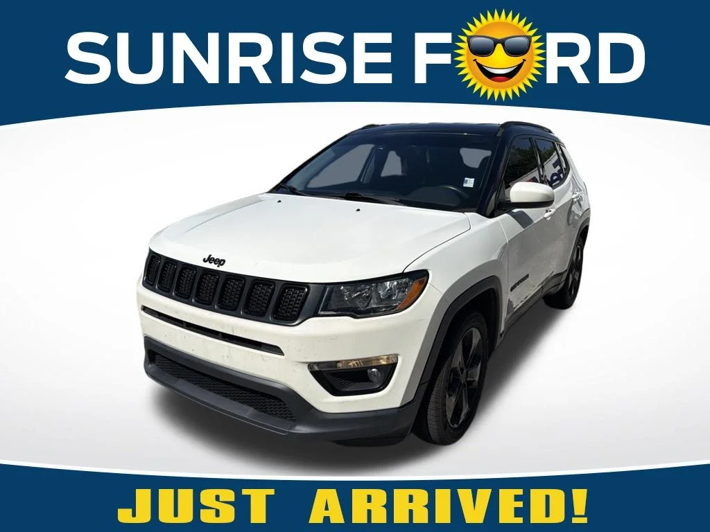 Used 2020 White Clearcoat Jeep Latitude image 1