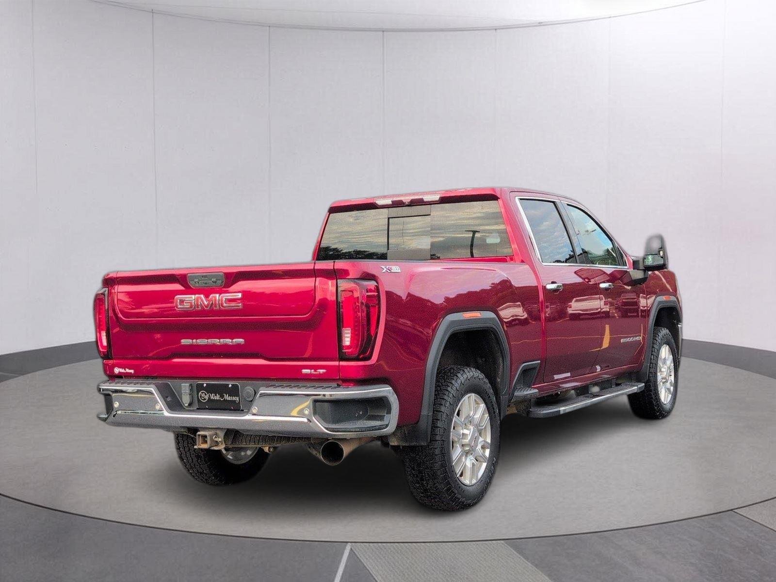 Used 2021 CAYENNE RED TINTCOAT GMC SLT image 6