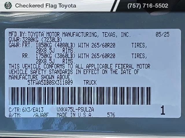 Used 2025 Lunar Rock Toyota Limited image 23