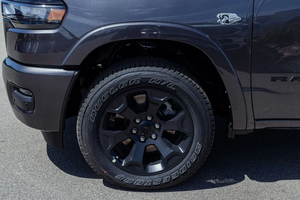 New 2026 Granite Crystal Metallic Clear-Coat Exterior Paint RAM Big Horn Night Edition image 10