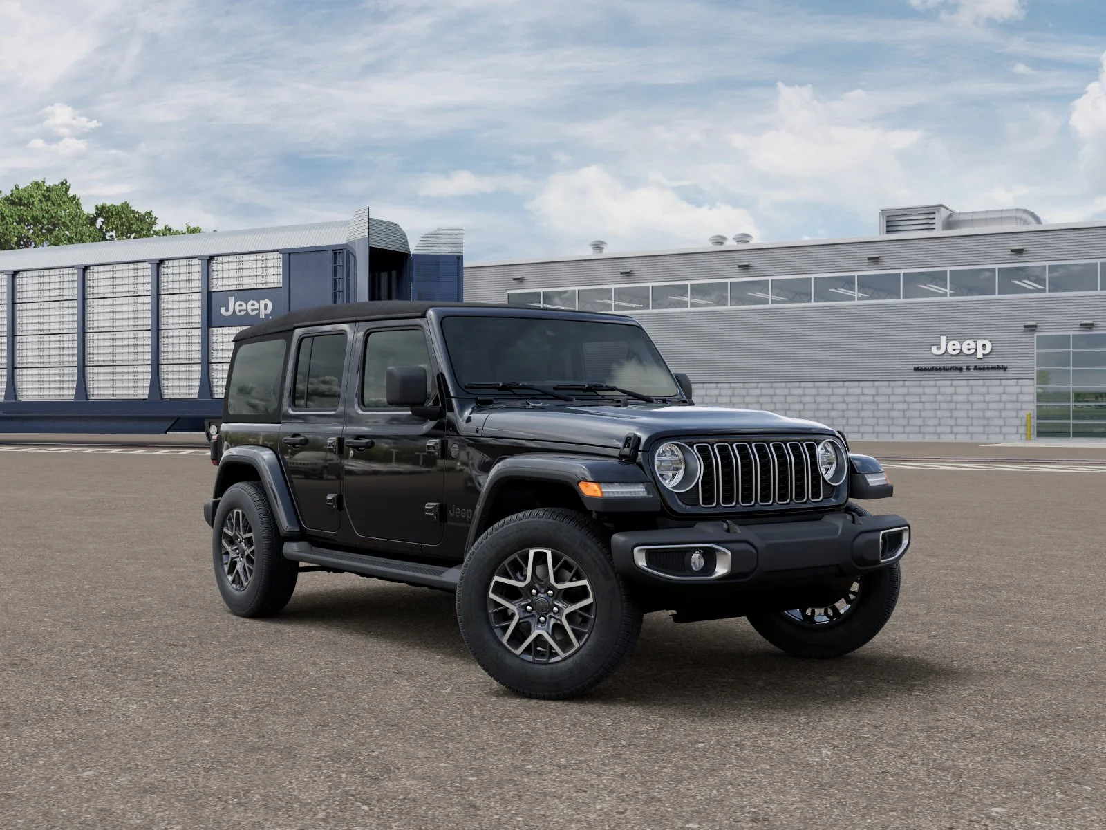 New 2027 Black Clearcoat Jeep Sahara image 3