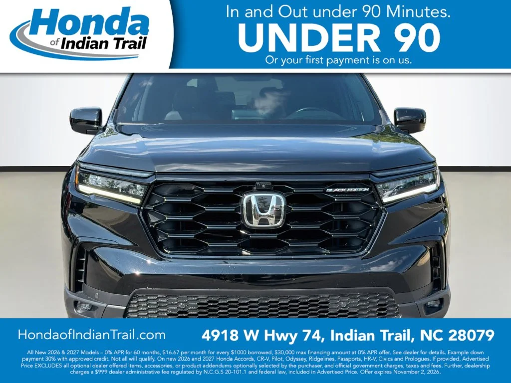 Used 2025 Crystal Black Pearl Honda Black Edition image 3