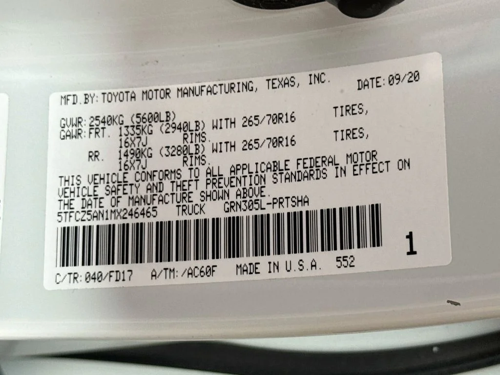 Used 2021 White Toyota TRD Off-Road image 38