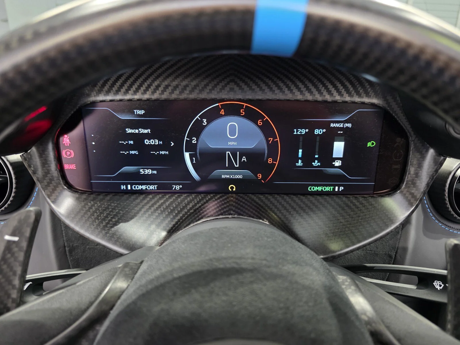 Used 2024 MSO Mexico Blue McLaren Spider image 11