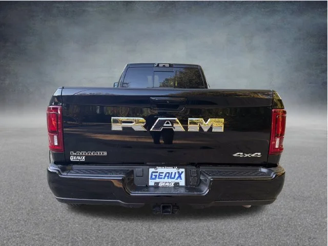 New 2027 Diamond Black Crystal Pearl-Coat Exterior Paint RAM Laramie image 6