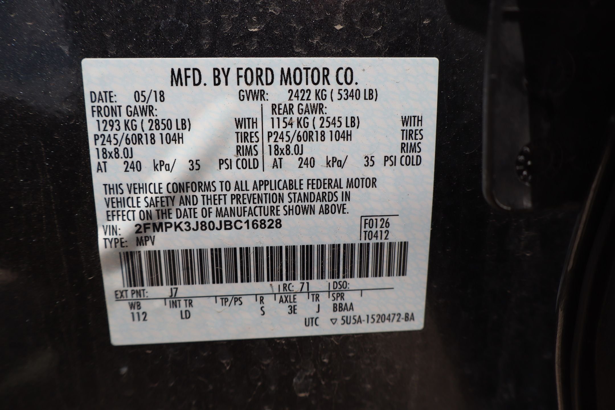 Used 2018 Gray Ford SEL image 29